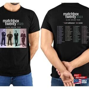 Tour 2023 Shirt Matchbox Twenty Band 20 Slow Dream Tshirt 2 Sided